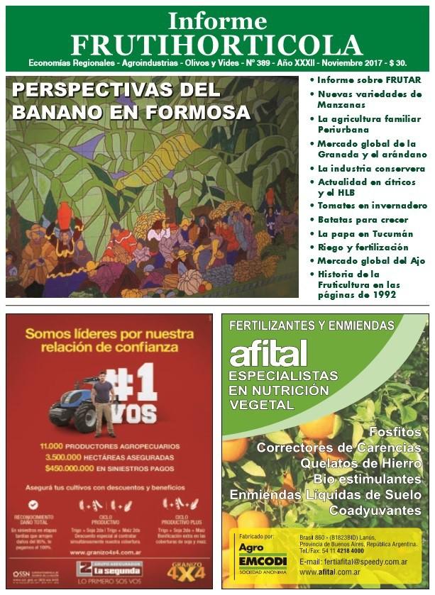 Informe FrutiHortícola Noviembre 2017