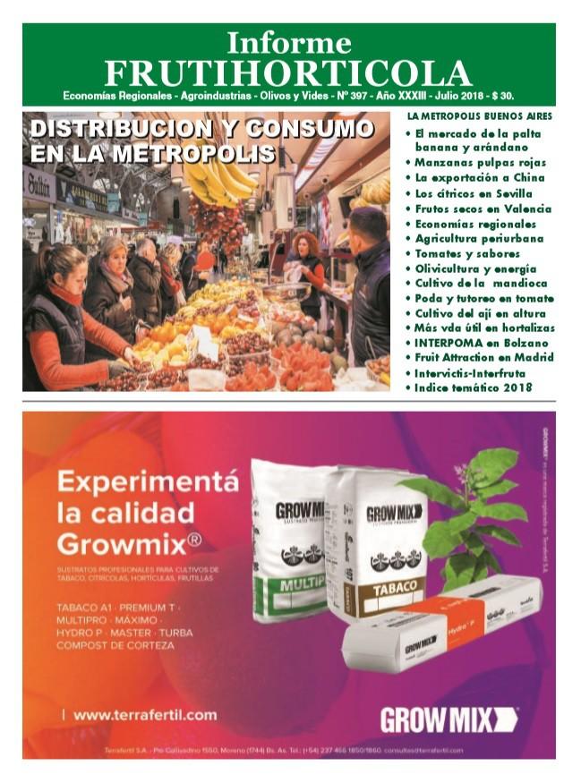 Informe FrutiHortícola Julio 2018